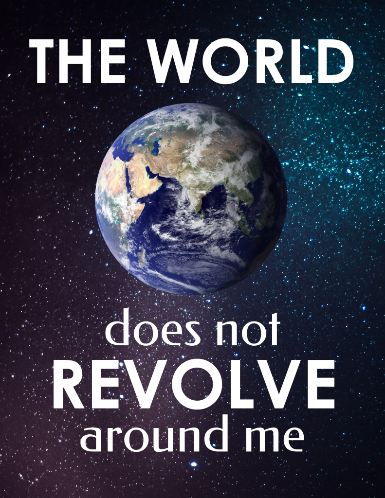 The World Does Not Revolve Around Me Alex Becker